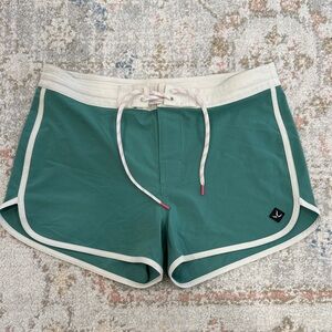Prana Teal and Cream Athletic/Swim Shorts. Great stretch, labeled but never worn